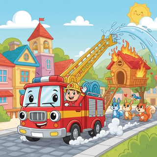 Blaze the Brave Fire Truck