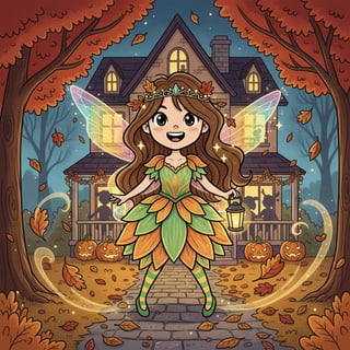 Silvia's adventure in Halloween
