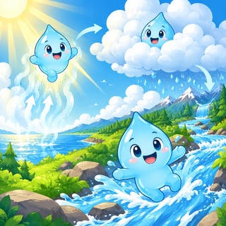 Splish's Incredible Water Cycle Adventure