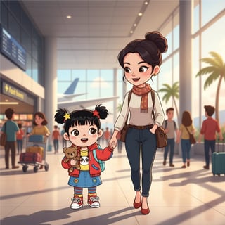 尤莉亚和妈妈的香港之旅
