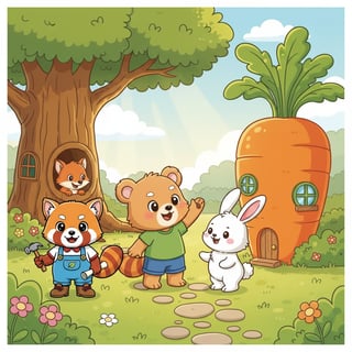 建立溫馨的動物城市故事,適合6到8歲