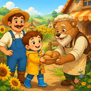 Toby's Big Day in Sunflower Village