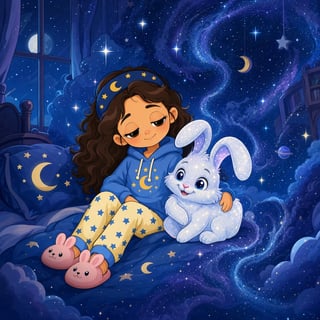 Luna's Starry Journey to Sleep