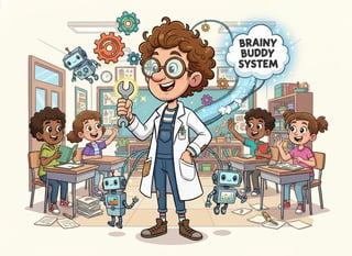 Professor Pip and the Brainy Buddy System