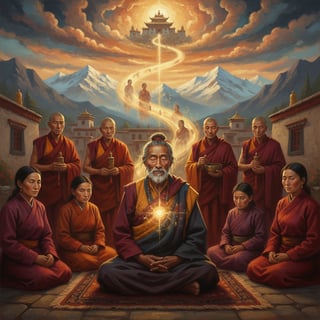 El Ciclo de la Luz: Un Viaje a través del Bardo Tibetano