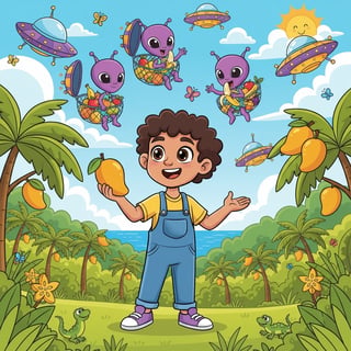 An Alien Invasion in the Orchard Field in Trinidad