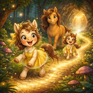 The Mystery of the Shimmering Trail