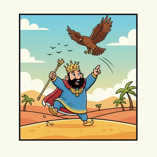 داستان شاه و باز - moral