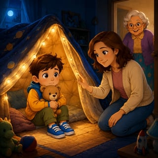 Leo's Big Night at Grandma's - family