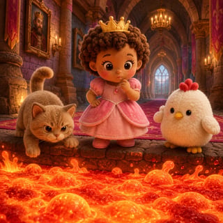 Princess Amara and the Lava Lake