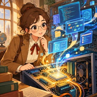 Viaje al Corazón del Computador: Hardware y Software