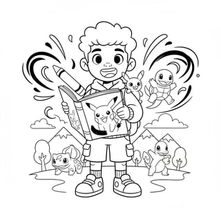 Leo's Pokémon Coloring Adventure