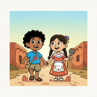 carlos y carmen por las calles de cuevo