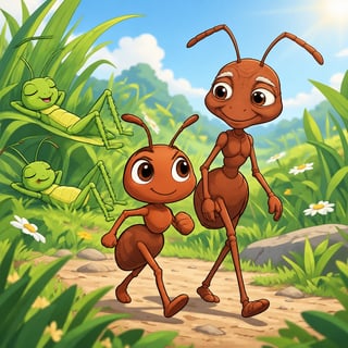 Antoo the Ant: Small, Prepared, and Strong