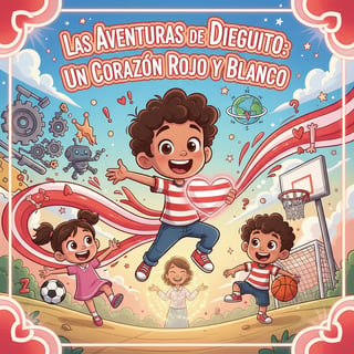 Las Aventuras de Dieguito: Un Corazón Rojo y Blanco