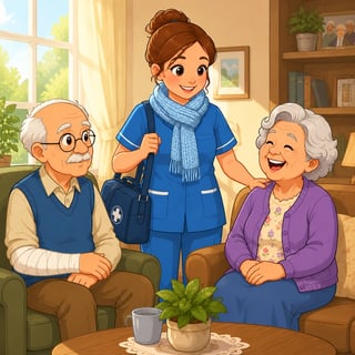 The Warmth of Care: Clara's Home Nursing Adventures