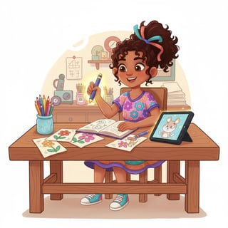 Clara y las Fichas Mágicas de Aprendizaje