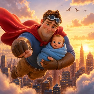 Super Dad and Little Gabriel: A Hero’s First Mission