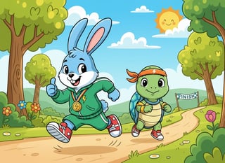 Pip and Shelly's Big Race
