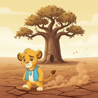 Simba and the Whispering Falls
