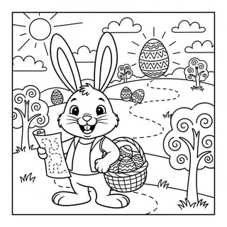 easter egg coloring pages