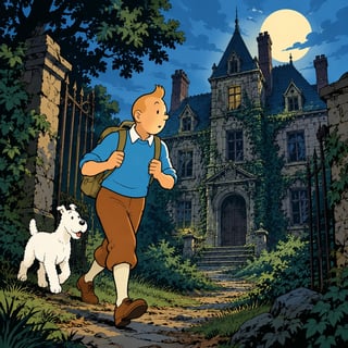 Tintin et le Mystère du Manoir Oublié