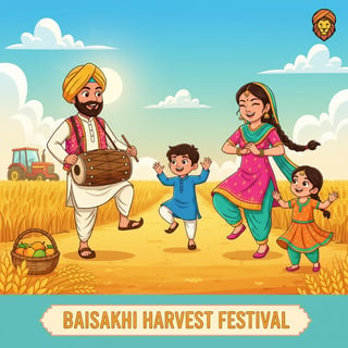 The Golden Harvest of Baisakhi