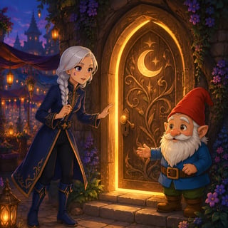 Elara and the Twilight Market's Secret Door
