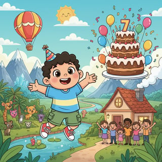 Tahiel's Journey Home: Turning Seven