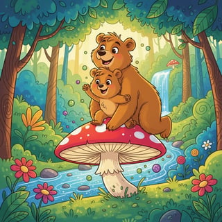 Barnaby and Mama Bear's Wonderful Day