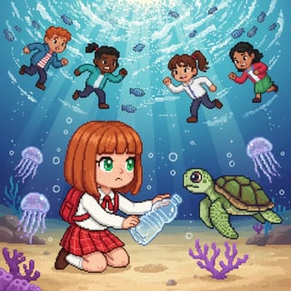 Mia's Bottle: A Journey to the Sea