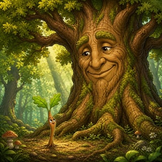Pip and the Wise Old Oak