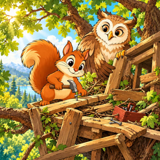 Pip's Perfect Treehouse - animal