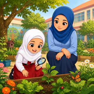 Zahra's Living World at SD Negeri Sirihlor