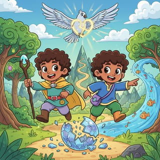 Vyom and Abhishrav: The Journey Beyond the Whispering Woods