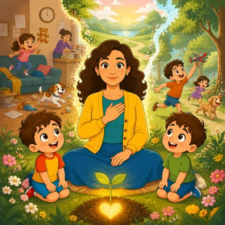 The Heart’s Quiet Garden: A Mother's Journey to Calm
