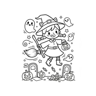 halloween coloring page