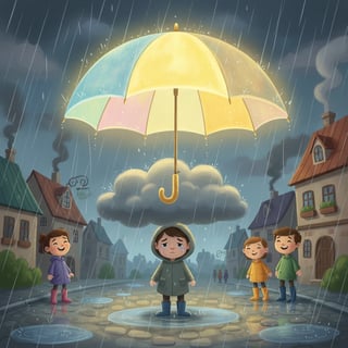 “O Guarda-Chuva que Sentia as Cores”.