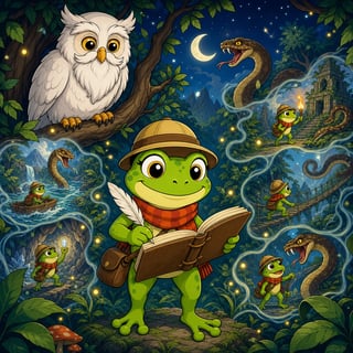 Les Mémoires de Coco la Grenouille Aventurière - animal