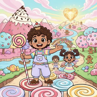 El Niño del Mundo de Caramelo