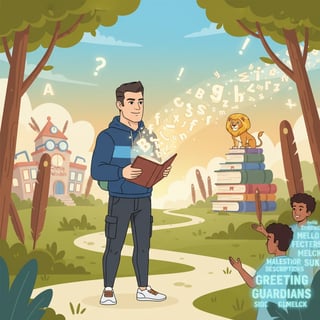 Oliver’s Journey Through the World of Words