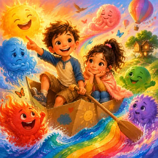 Leo's Colorful Day of Feelings