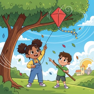 Maya and Her Kite