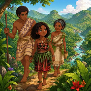 Amaya's Forest Whispers: A Story of the Ati People