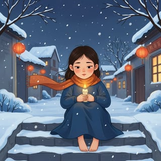 卖火柴的小女孩