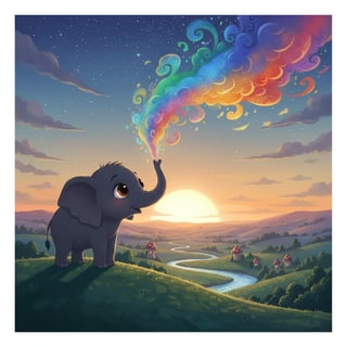 The Elephant Who Painted the Sky