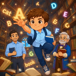 The Boy Who Caught Words