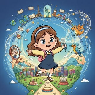 Lily's Shadowing Journey: Unlocking English Adventures