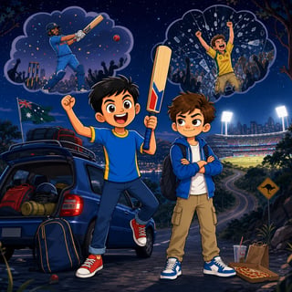Noah and Alex: The Great Cricket Adventure