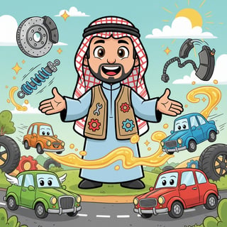 مغامرات ميكو وقطع غيار السيارات السحرية